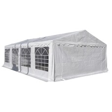 Jones benodigdheden paviljoen, partytent 5 x 8 M, wit.