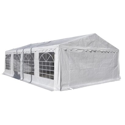 Jones benodigdheden paviljoen, partytent 5 x 8 M, wit.