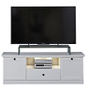 Brax TV-meubel 2 deuren, 1 lade en 1 plank, wit.