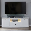 Brax TV-meubel 2 deuren, 1 lade en 1 plank, wit.