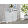 Brax dressoir 2 deuren en 4 lades, wit.