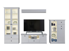 Brax TV-meubel opstelling A, wit.