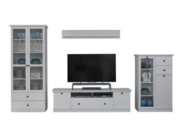 Brax TV-meubel opstelling B, wit.