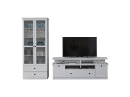 Brax TV-meubel opstelling E, wit.