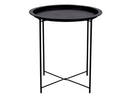 Baro salontafel hoektafel zwart.