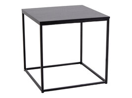 Viggo salontafel hoektafel zwart.