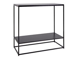 Viggo sidetable 1 plank zwart.