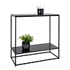 Viggo sidetable 1 plank zwart.