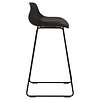 Time barstoel zwart.
