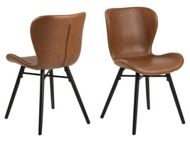 Bali eetkamerstoel bruin.