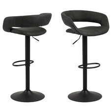 Gramma barstoel grijs.