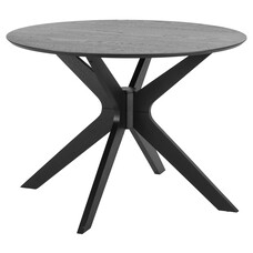 Duffy eetkamertafel zwart.