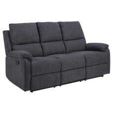 Sabel bank 3 persoons relaxfauteuil grijs.