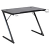 Trops bureau voor gaming met bekerhouder zwart.