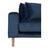 Lido bank met chaise longue rechts velours donker blauw. Je ontvangt meubels van een goede kwaliteit met een aangenaam comfort, gemaakt in een stijlvol en mooi design. Onze meubels zijn aan zeer aantrekkelijke prijzen. CreÃ«er uw eigen persoonlijke stijl