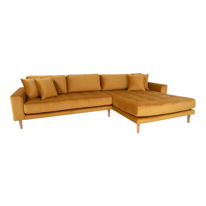 Lido bank met chaise longue rechts geel. Je ontvangt meubels van een goede kwaliteit met een aangenaam comfort, gemaakt in een stijlvol en mooi design. Onze meubels zijn aan zeer aantrekkelijke prijzen. CreÃ«er uw eigen persoonlijke stijl met een nieuw me