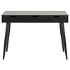 Nete bureau met 3 lades zwart.