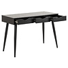 Nete bureau met 3 lades zwart.
