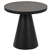 Sun salontafel Ã˜45 cm zwart.