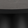 Sun salontafel Ã˜85 cm zwart.