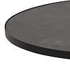 Sun salontafel Ã˜85 cm zwart.