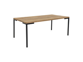 Lugano salontafel 110x60 cm eik geolied.