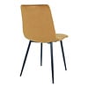 Tony eethoek , 1 eettafel en 6 stoelen geel en eik.