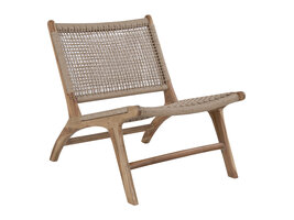 Delim fauteuil natuur.