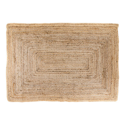 Broom vloerkleed 240x180 cm in jute natuur.