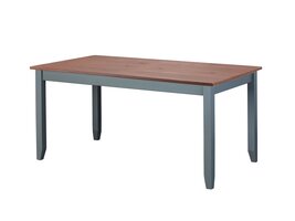 Luzerna eetkamertafel grijs, bruin.