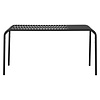 Stella tuintafel 150 x 90 cm zwart.