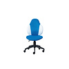 Jessi kantoorstoel blauw, wit.