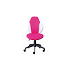 Jessi kantoorstoel framboos, wit.