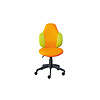 Jessi kantoorstoel oranje, groen.