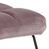 Alice fauteuil , velours roze.