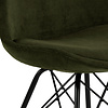 Eris eetkamerstoel fluweel olijfgroen.