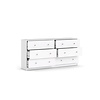 ebuy24 Maria kommode breed met 6 lades, wit.