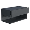 ebuy24 UsalXL60 nachtkastje wandmontage 1 lade 1 plank antraciet.