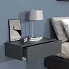 ebuy24 UsalM60 nachtkastje wandmontage 1 lade antraciet.