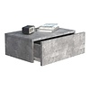 ebuy24 UsalM45 nachtkastje wandmontage 1 lade beton decor.