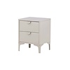 ebuy24 Piring nachtkastje 2 laden beige.