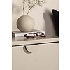 ebuy24 Piring nachtkastje 2 laden beige.