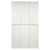 ebuy24 Nevada kledingkast 6 deuren, wit.