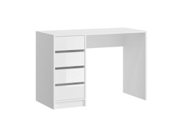 ebuy24 Emma kaptafel 4 laden hoog glans wit,wit.