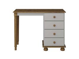 ebuy24 Richard kaptafel 4 laden bruin,grijs.