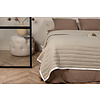 ebuy24 Juni sprei 180x260cm beige, wit.