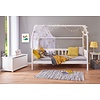 ebuy24 FunkyHouse bed als huis voor kind wit.