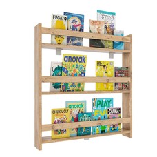 ebuy24 Kidos kinder wandkast wandmontage 3 planken eik decor.