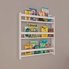 ebuy24 Kidos kinder wandkast wandmontage 3 planken wit.