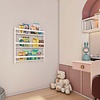 ebuy24 Kidos kinder wandkast wandmontage 3 planken wit.